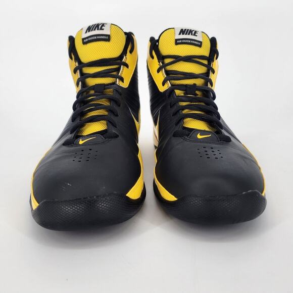 Nike Air Quick Handle Sample Shoes Black Yellow Silver Men’s Size 9 - Picture 4 of 15